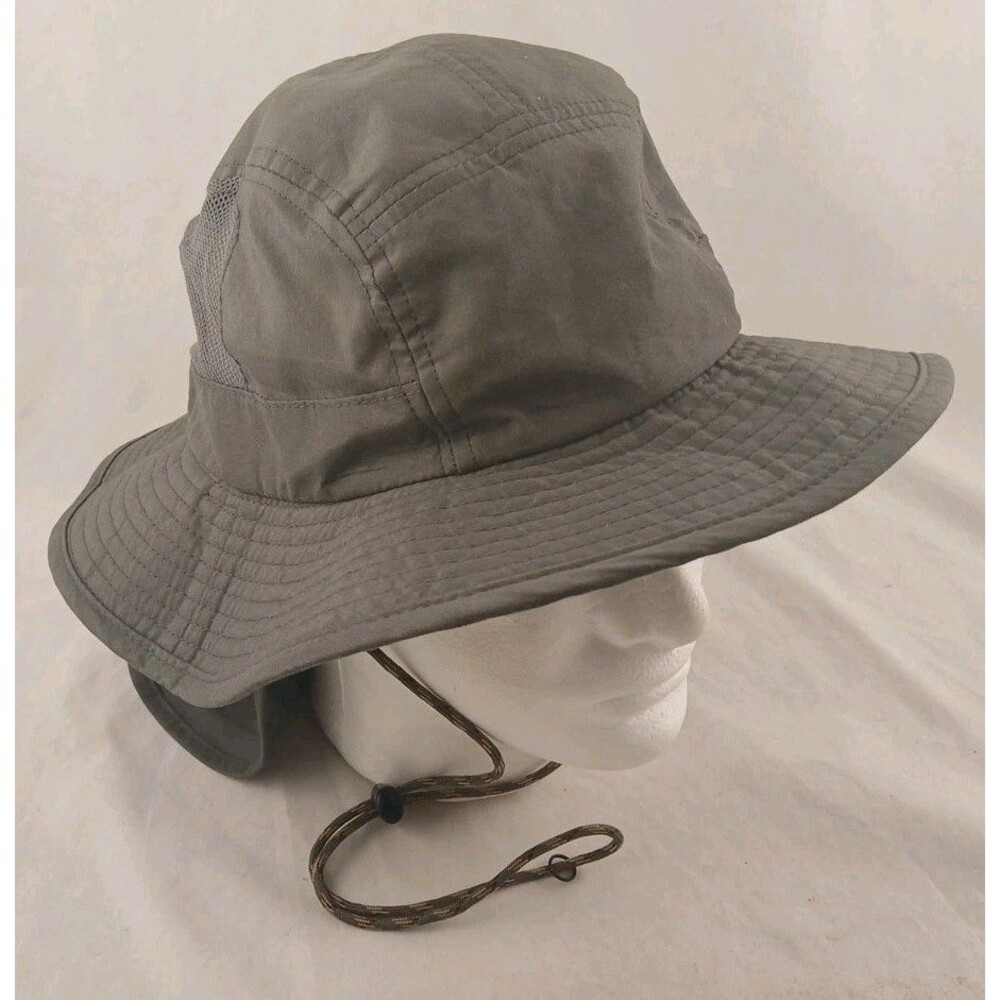 Swiss Tech Adjustable Strap Boonie Hat w/Neck Flap and Vents-SZ S/M-EXCELLENT!